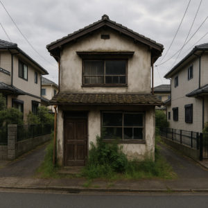 住宅街の空き家